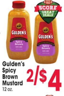 Jewel-Osco Gulden's spicy brown mustard offer