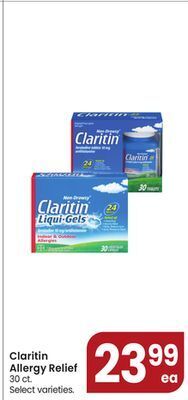 Jewel-Osco Claritin allergy relief offer