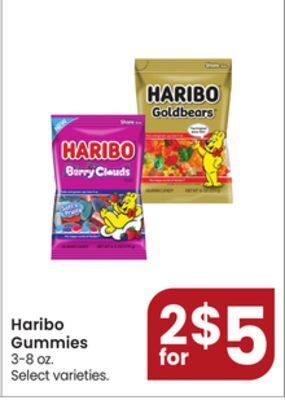 Jewel-Osco Haribo gummies offer
