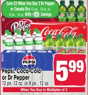 Jewel-Osco Pepsi, coca-cola or dr pepper offer