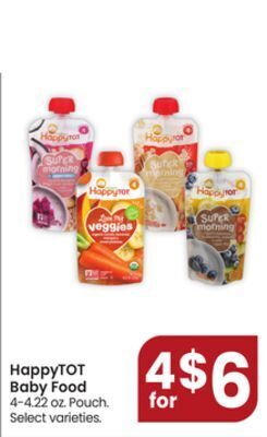 Jewel-Osco Happytot baby food offer