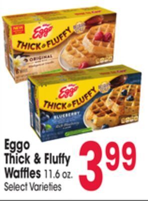 Jewel-Osco Eggo thick & fluffy waffles offer