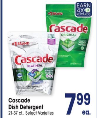 Jewel-Osco Cascade dish detergent offer