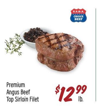 Sprouts Farmers Market Premium angus beef top sirloin filet offer