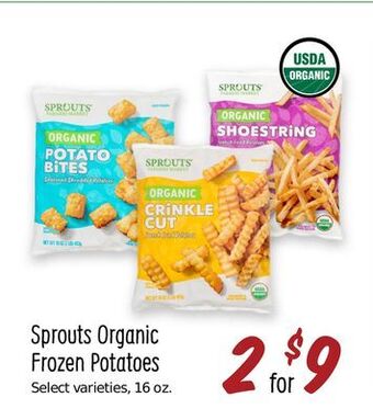 Sprouts Farmers Market Sprouts organic frozen potatoes offer