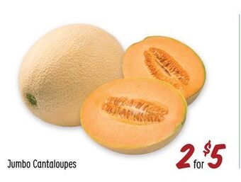 Sprouts Farmers Market Jumbo cantaloupes offer