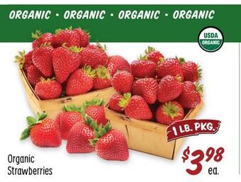 Sprouts Farmers Market Organic strawberries offer