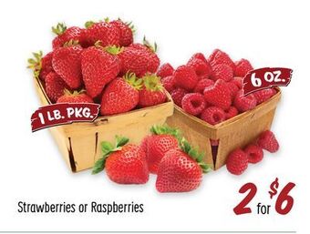 Sprouts Farmers Market Strawberries or raspberries offer
