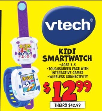 Ollie's Vtech kidi smartwatch offer