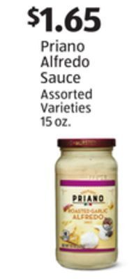 Aldi Priano alfredo sauce offer
