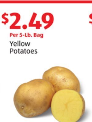 Aldi Yellow potatoes offer