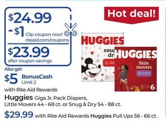 Rite Aid Huggies offer