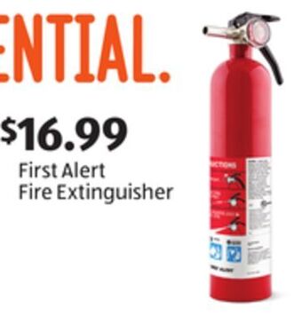 Aldi First alert fire extinguisher offer