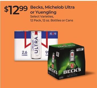 Rite Aid Becks, michelob ultra or yuengling offer