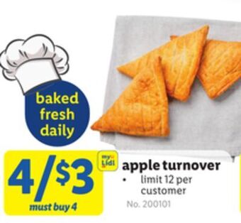 Lidl Apple turnover offer