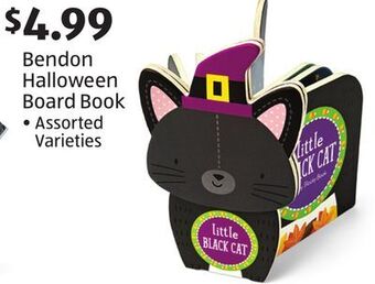 Aldi Bendon halloween board book offer