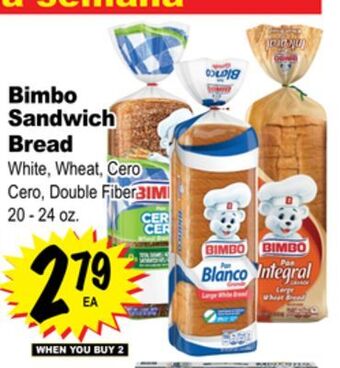 Superior Grocers Bimbo sandwich bread offer
