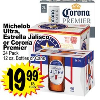 Superior Grocers Michelob ultra, estrella jalisco or corona premier offer