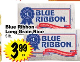 Superior Grocers Blue ribbon long grain rice offer
