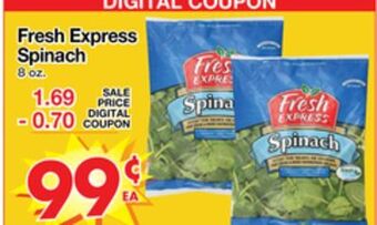 Superior Grocers Fresh express spinach offer