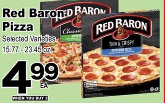 Superior Grocers Red baron pizza offer