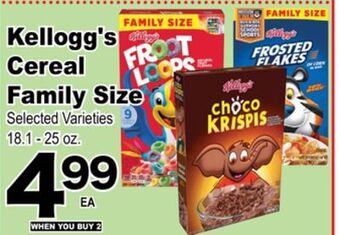 Superior Grocers Kellogg's cereal offer