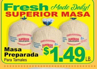 Superior Grocers Superior masa offer