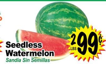 Superior Grocers Seedless watermelon offer