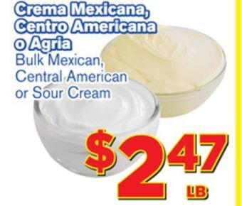 El Super Fresh Mexican, central american or sour cream offer