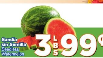 El Super Fresh Seedless watermelon offer