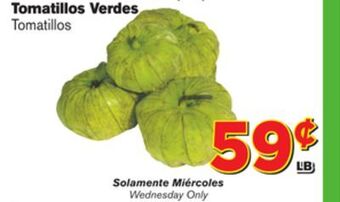 El Super Fresh Tomatillos verdes offer