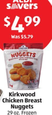Aldi Kirkwood chicken breast nuggets offer