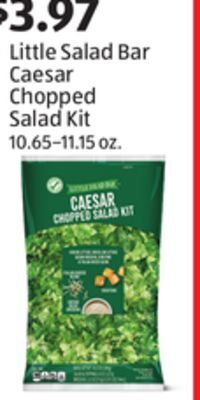 Aldi Little salad bar caesar chopped salad kit offer
