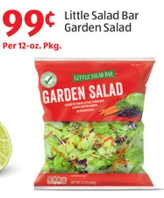 Aldi Little salad bar garden salad offer