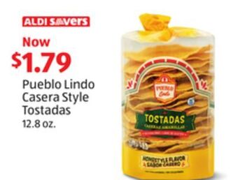 Aldi Pueblo lindo casera style tostadas offer