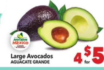 Vallarta Supermarkets Large avocados/aguacate grande offer