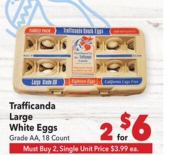 Vallarta Supermarkets Trafficanda large white eggs offer