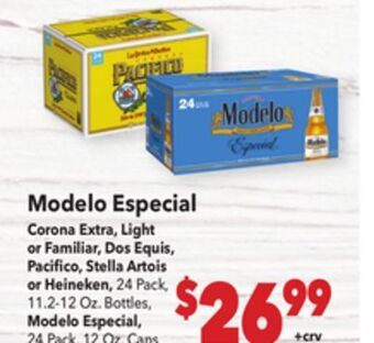 Vallarta Supermarkets Modelo especial offer