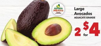 Vallarta Supermarkets Large avocados/aguacate grande offer