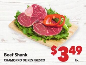 Vallarta Supermarkets Beef shank/chamorro de res fresco offer