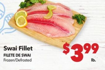 Vallarta Supermarkets Swai fillet/filete de swai offer