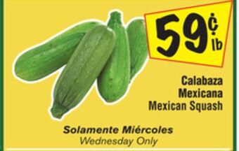 El Super Mexican squash offer