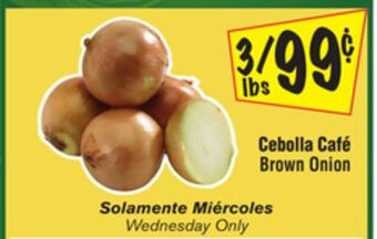 El Super Brown onion offer