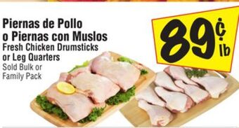 El Super Fresh chicken drumsticks or leg quarters offer