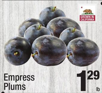 Super King Markets Empress plums offer