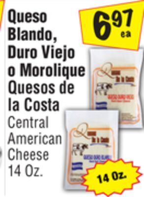 El Super Central american cheese offer