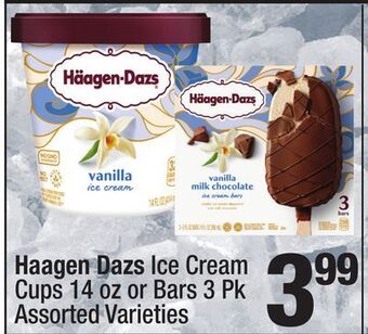 Super King Markets Haagen dazs ice cream cups 14 oz or bars 3 pk offer