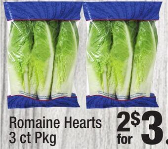 Super King Markets Romaine hearts offer