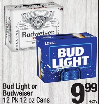 Super King Markets Bud light or budweiser offer