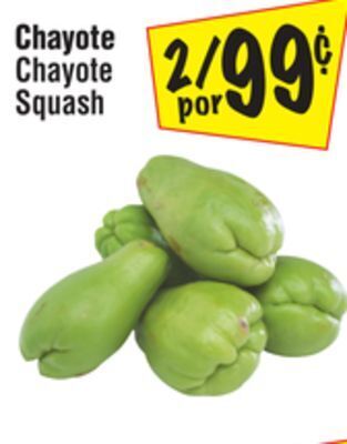 El Super Chayote squash offer